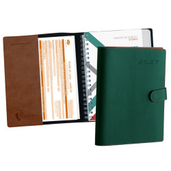 Agenda Sherpa de bureau 2027 ouvert et fermé