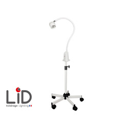 Lampe halogène LID Tina 20W L65 cm + pied roulant