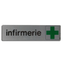 Plaque de signalisation infirmerie