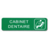 Plaque de signalisation cabinet dentaire