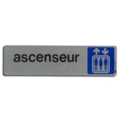Plaque de signalisation ascenseur