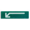 Plaque de signalisation flèche gauche