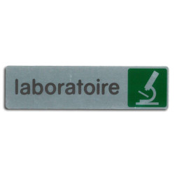 Plaque de signalisation laboratoire