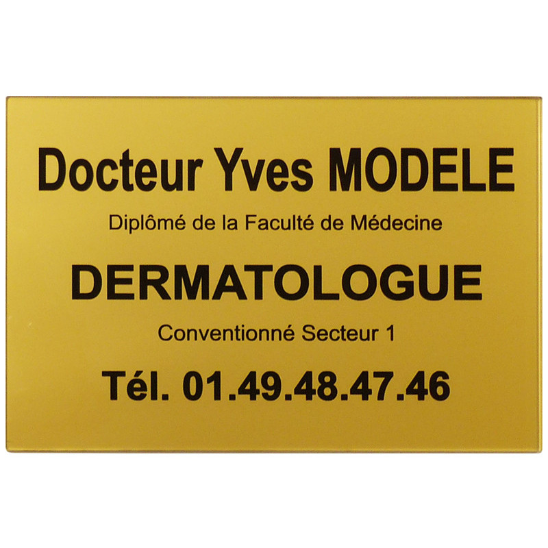 Plaque extérieure en Plexiglass