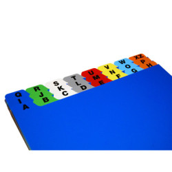 Intercalaires alphabétiques Standard par 24