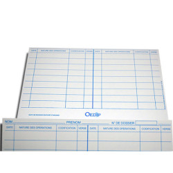 Suites dentaires Europa - 20,5x14,5 cm par 100