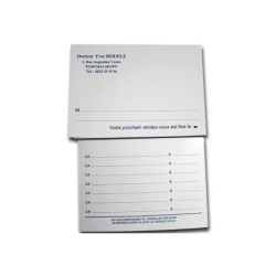 Cartes de 7 rendez-vous par 1000