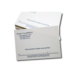 Cartes de 1 rendez-vous par 1000
