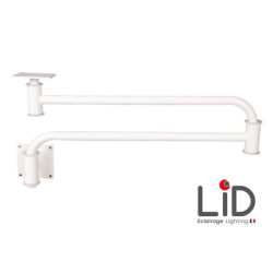 Bras mural articulé pour lampes LID