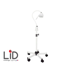 Lampe halogène LID Diana - 50W - L65 cm + pied roulant