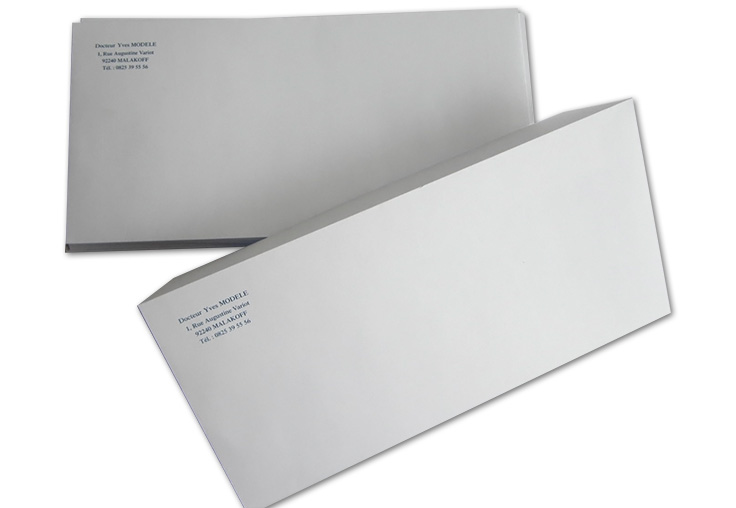 enveloppe sans fenêtre dl