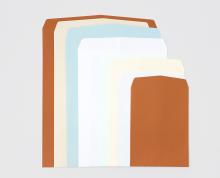 Pochette Radio Kraft Blanc 350x350 par 1000