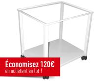 Piètement Fichier OEDIP H50 cm - Blanc