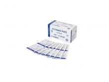 Tampons alcoolisés ALCOMED, boîte de 100