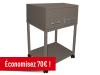 Lot Fichier OEDIP Classique L 50Hx20xP40 + Piètement Fichier OEDIP H50 cm - Taupe
