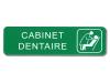 Plaque de signalisation cabinet dentaire