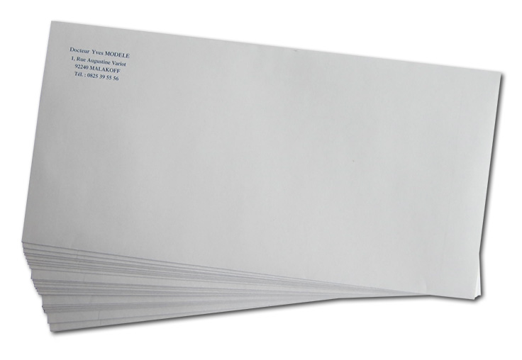 Enveloppe Longue – 11 x 22 cm – Avec fenêtre – juriprint